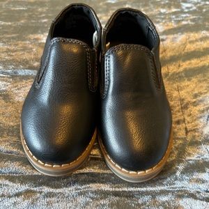 Cat & Jack Boys Black Dress Shoes Toddler Size 5